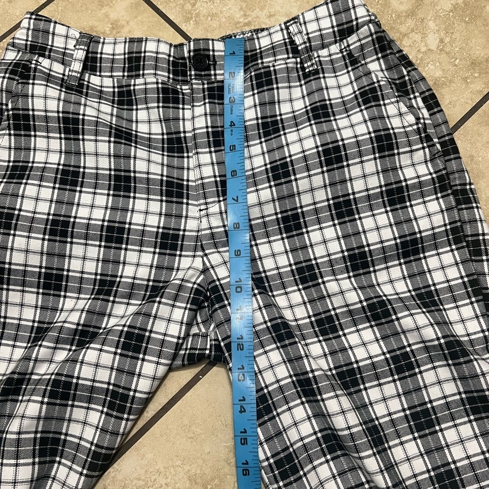 Empyre Women's Casual Tartan Plaid Check Pants Inseam 28 - Picture 7 of 8